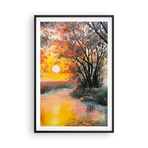 Affisch i svart ram - Höststämning - 61x91 cm