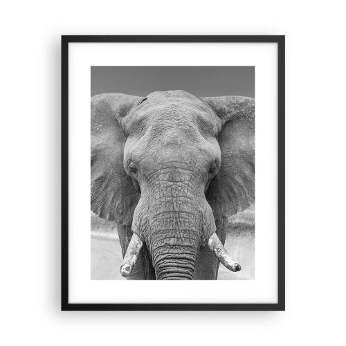 Affisch i svart ram - Välkommen till min värld - 40x50 cm