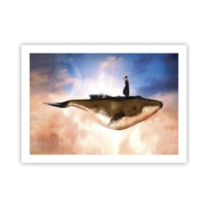 Affisch - Överrealistisk resa - 70x50 cm