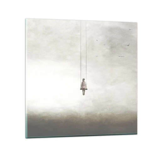 Glastavla - Bild på glas - Barn i oss - 60x60 cm