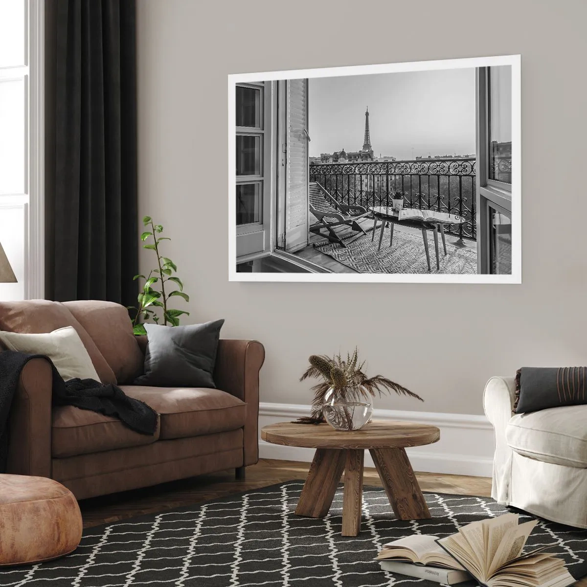 Affisch - En eftermiddag i Paris - 70x50 cm