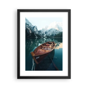 Affisch i svart ram - Som målat på glas - 30x40 cm