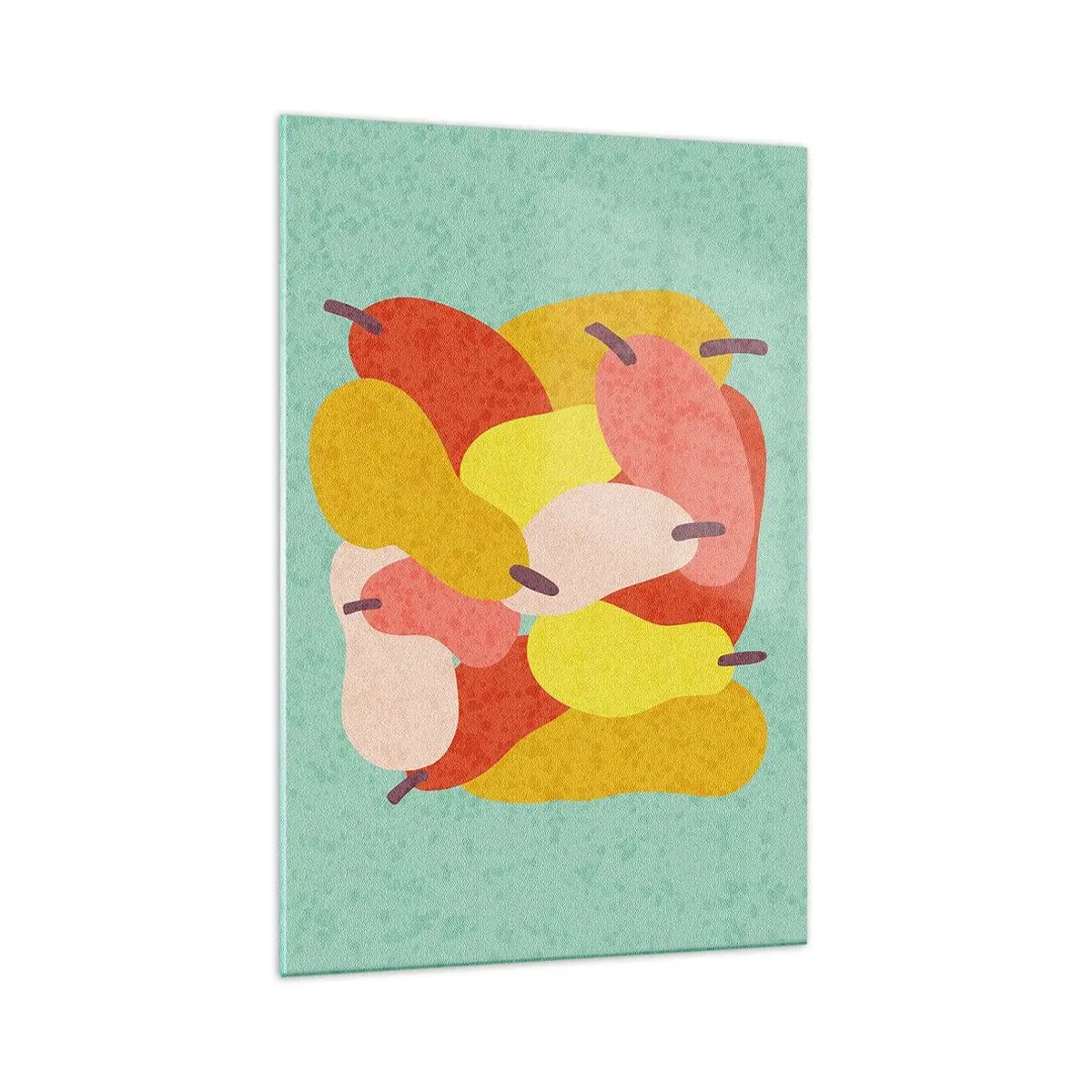 Glastavla - Bild på glas - Smaka på sommarsolen - 70x100 cm