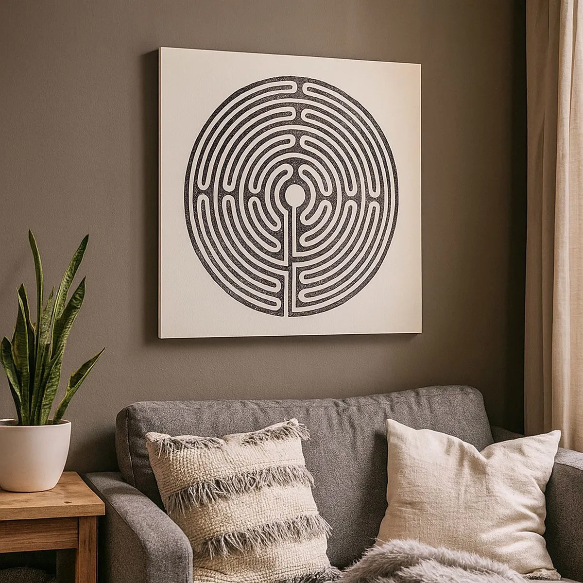 Canvastavla - Bild på duk - Mystisk ordning - 30x30 cm