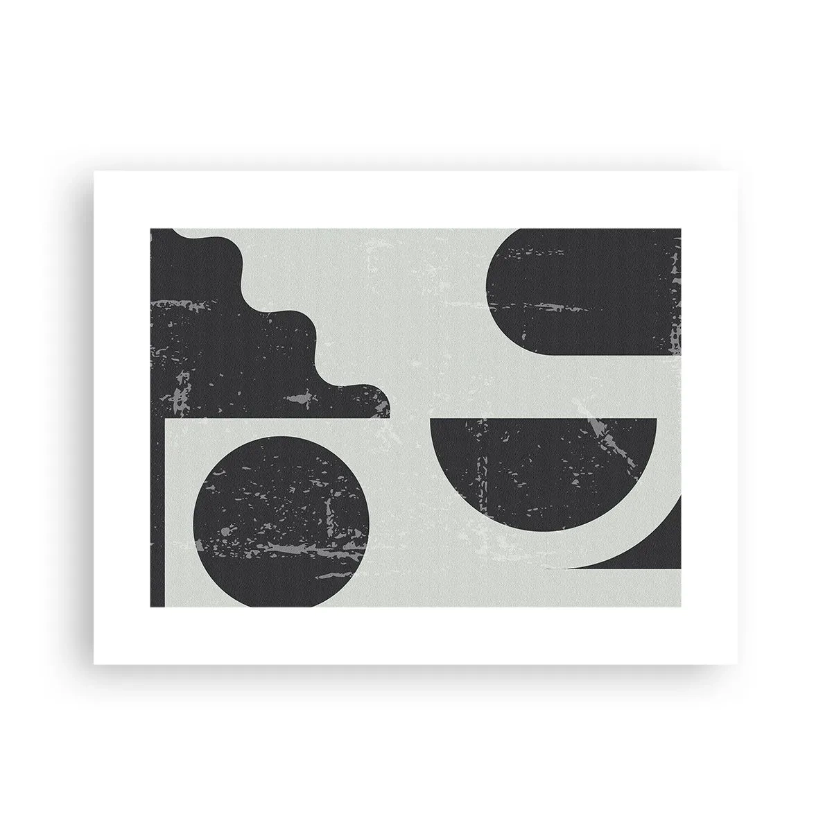 Affisch - Komposition ovanför och under - 40x30 cm