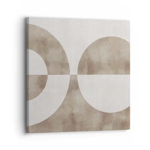 Canvastavla - Bild på duk - Likheter och skillnader - 30x30 cm