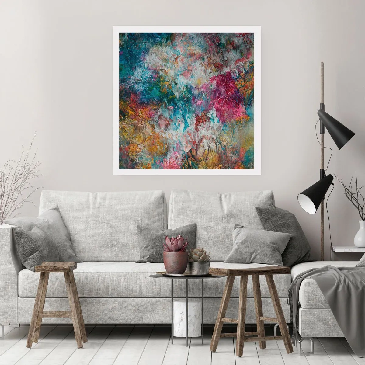 Affisch - I full blom - 50x50 cm