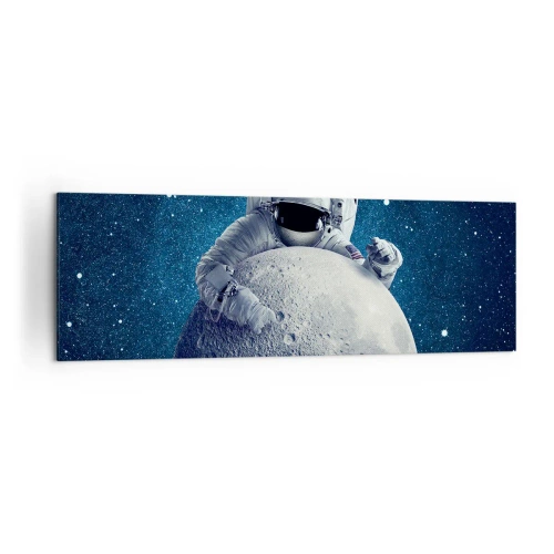 Canvastavla - Bild på duk - Skojare i rymden - 160x50 cm