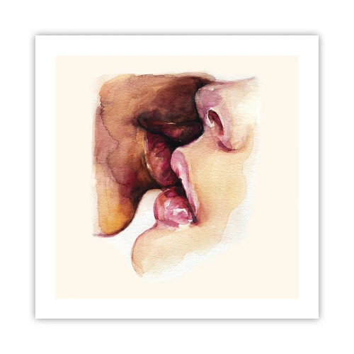 Affisch - Som dag och natt, jord och himmel - 50x50 cm