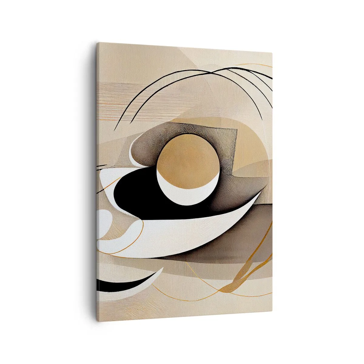 Canvastavla - Bild på duk - Komposition: essensen av saker och ting - 50x70 cm