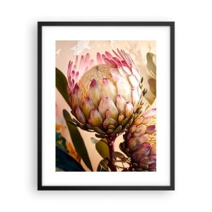 Affisch i svart ram - Ömsint omfamnad - 40x50 cm