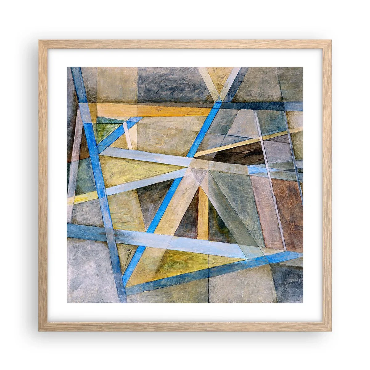 Affisch i ram av ljusek - Rakt fram eller diagonalt? - 50x50 cm