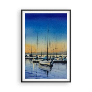 Affisch i svart ram - Slutet på en bra dag - 61x91 cm