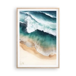 Affisch i ram av ljusek - Ett evigt möte - 70x100 cm