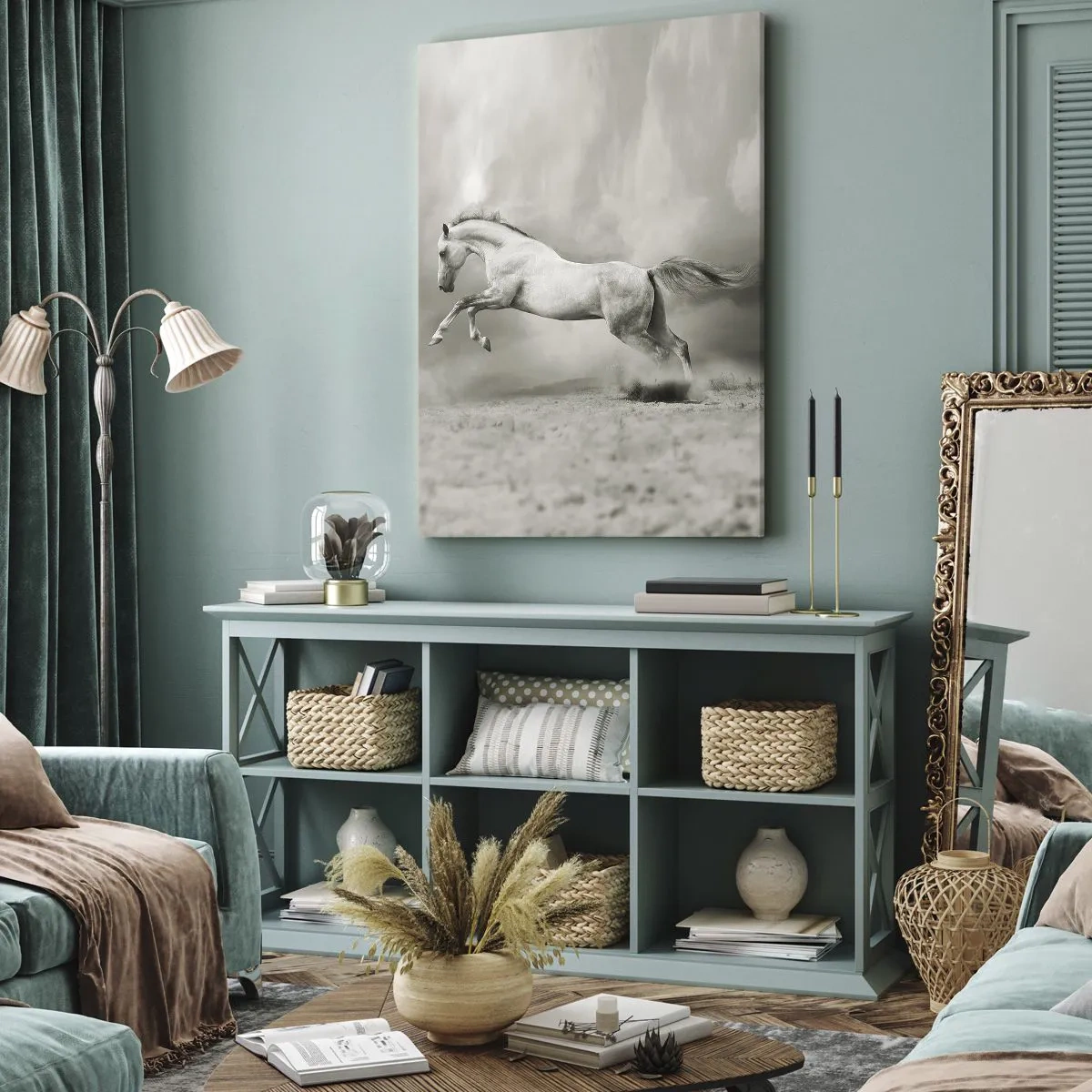 Canvastavla - Bild på duk - Mellan dröm och sömn - 70x100 cm