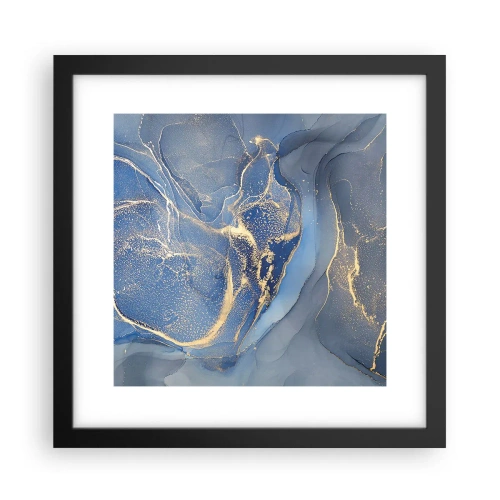 Affisch i svart ram - Gulddamm - 30x30 cm