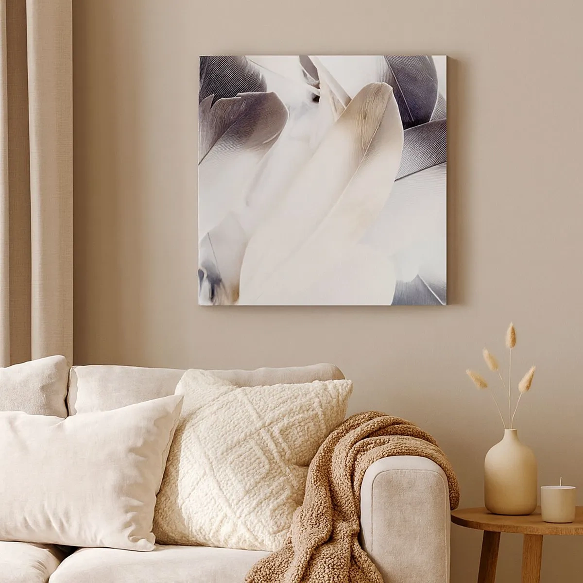 Canvastavla - Bild på duk - Nästan änglalik - 30x30 cm