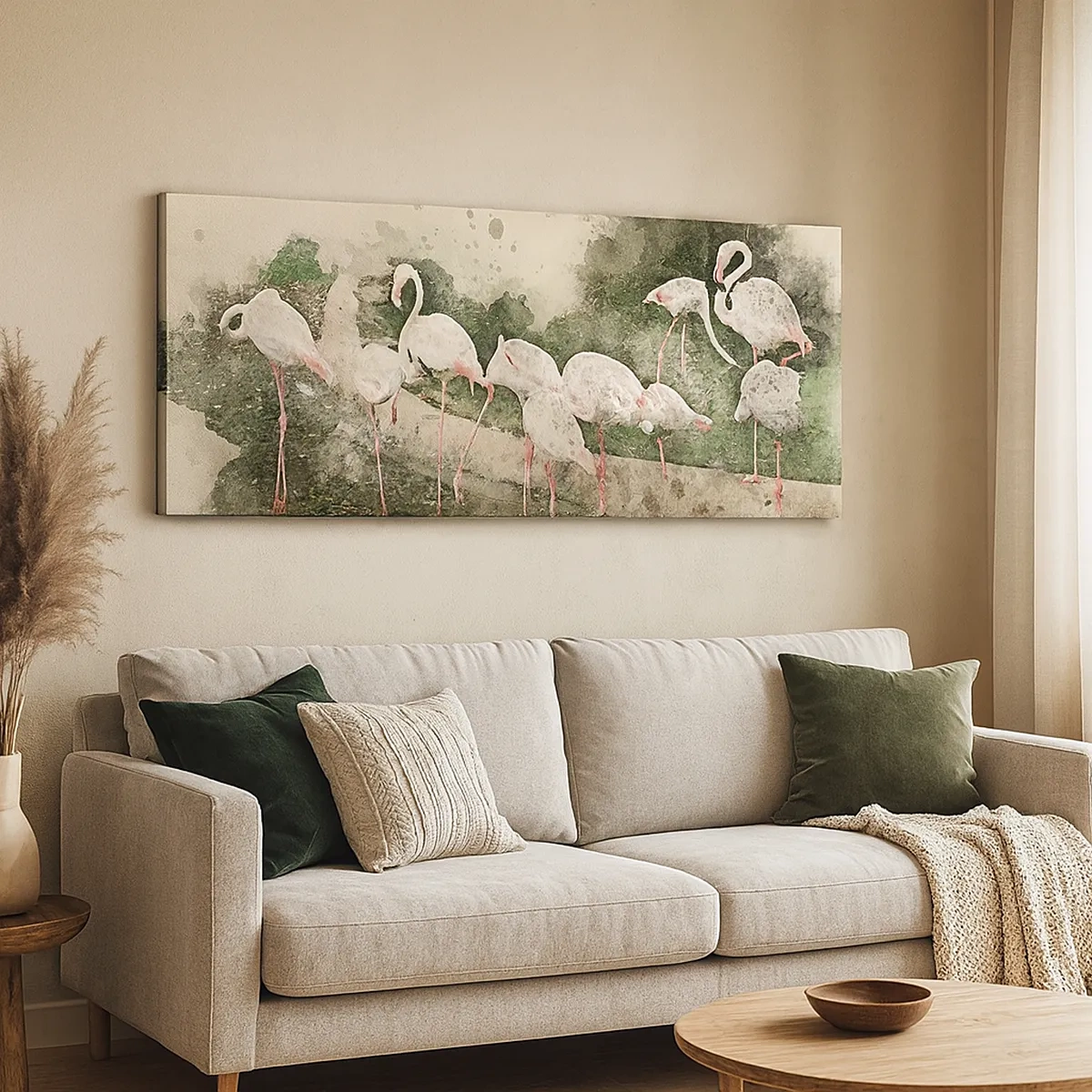 Canvastavla - Bild på duk - Exotisk dröm - 30x30 cm