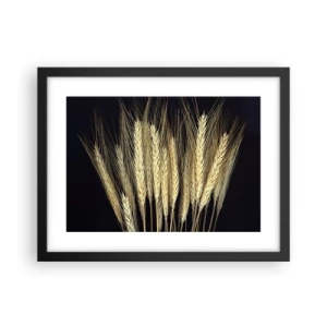 Affisch i svart ram - Rustik magi - 40x30 cm