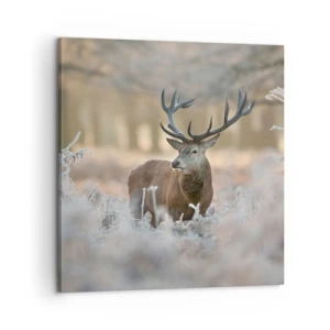 Canvastavla - Bild på duk - Uppfriskande morgon - 60x60 cm