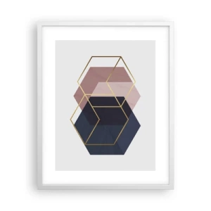 Affisch i vit ram - Enkelhetens styrka - 40x50 cm