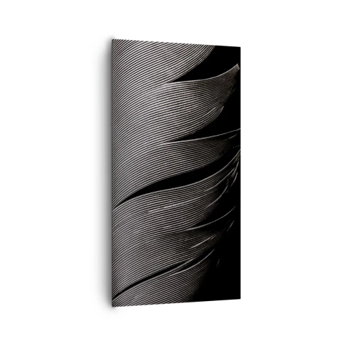 Canvastavla - Bild på duk - Fjäder - en underbar konstruktion - 65x120 cm