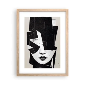 Affisch i ram av ljusek - Djupt dold - 30x40 cm