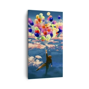 Canvastavla - Bild på duk - Uppfylld barndomsdröm - 45x80 cm