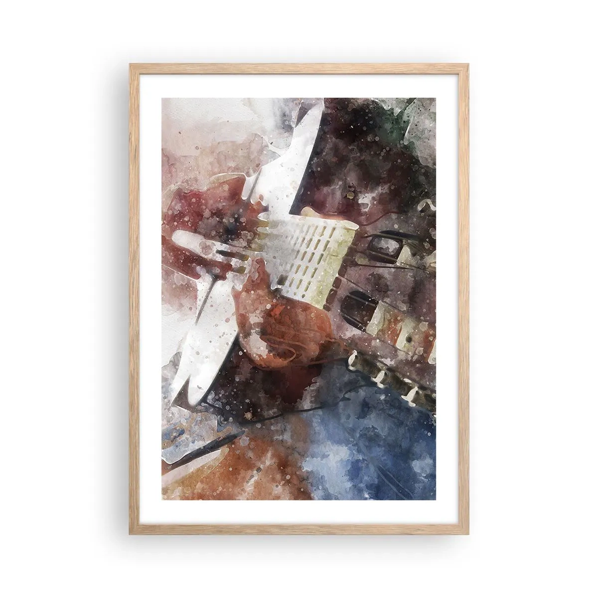 Affisch i ram av ljusek - Vad tycker du om det? - 50x70 cm