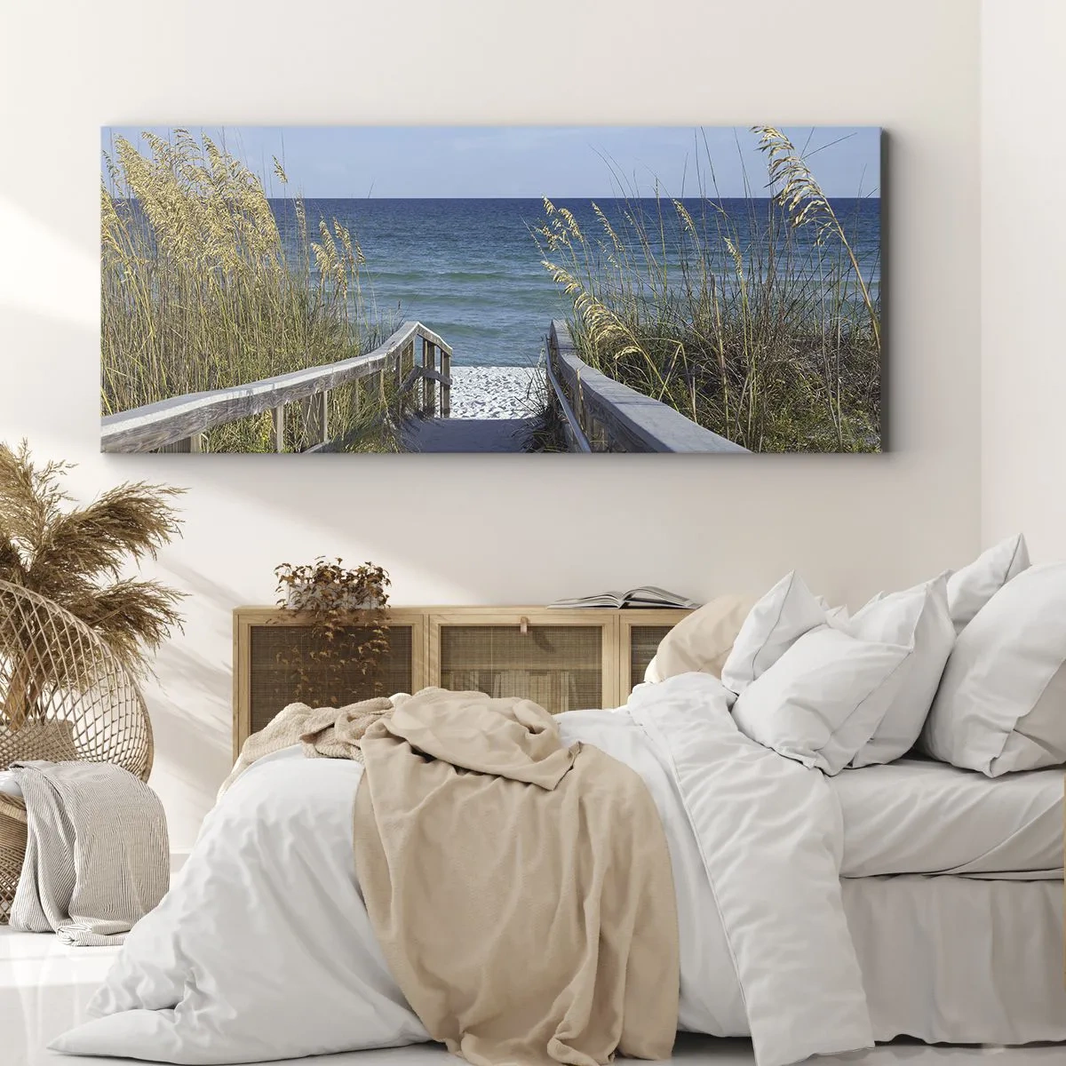 Canvastavla - Bild på duk - I solen, i vinden - 100x40 cm