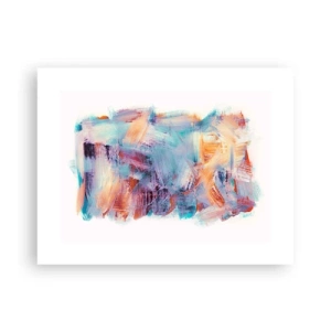 Affisch - Färgglad röra - 40x30 cm