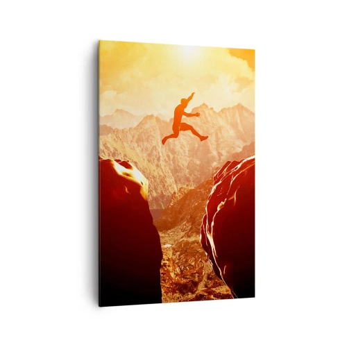 Canvastavla - Bild på duk - Passera gränser - 80x120 cm