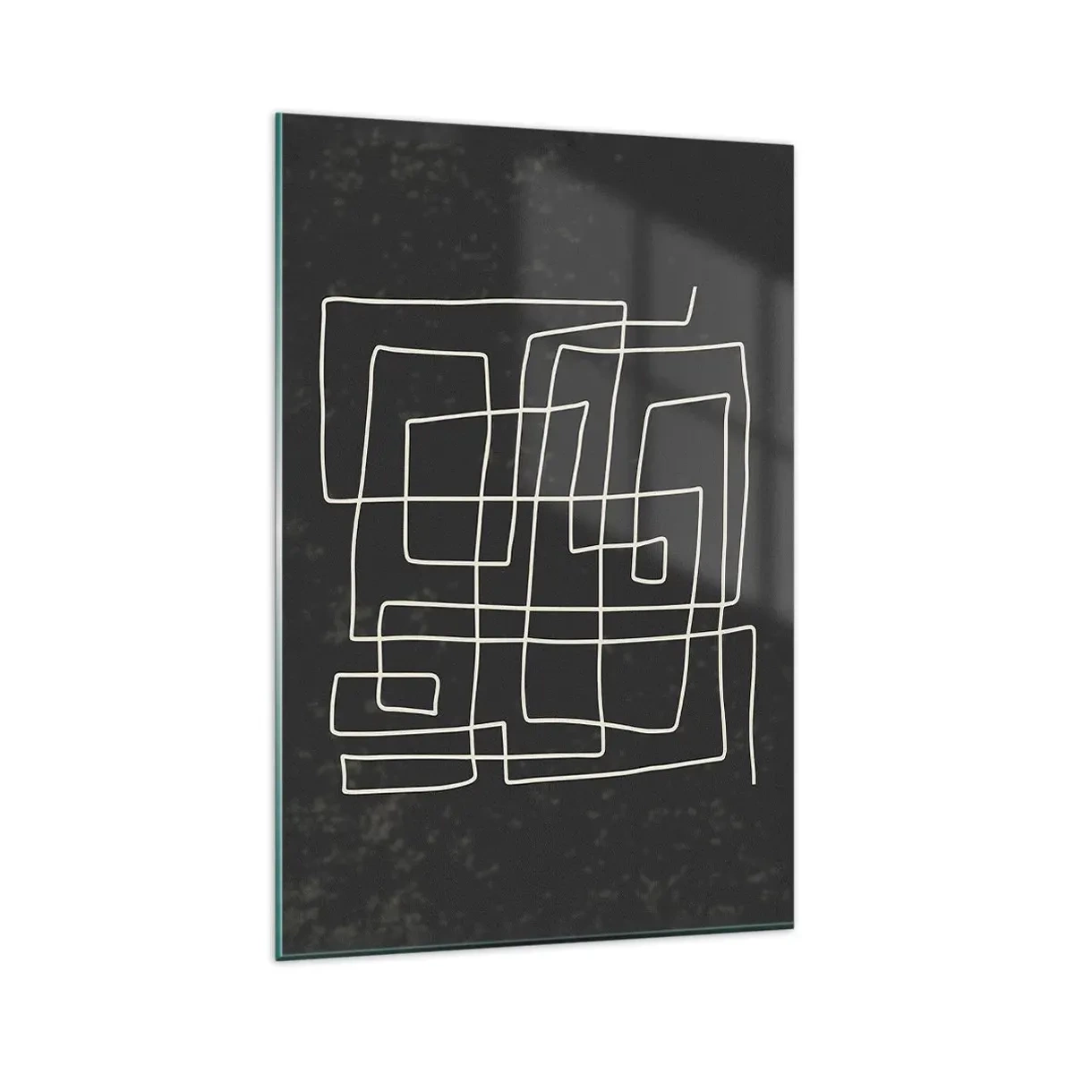 Glastavla - Bild på glas - Inte så enkelt - 80x120 cm