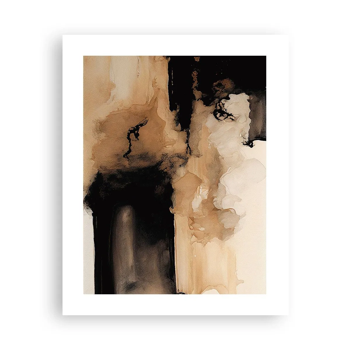 Affisch - Intrigerande abstraktion - 40x50 cm
