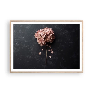 Affisch i ram av ljusek - Ett verkligt romantiskt tecken - 100x70 cm