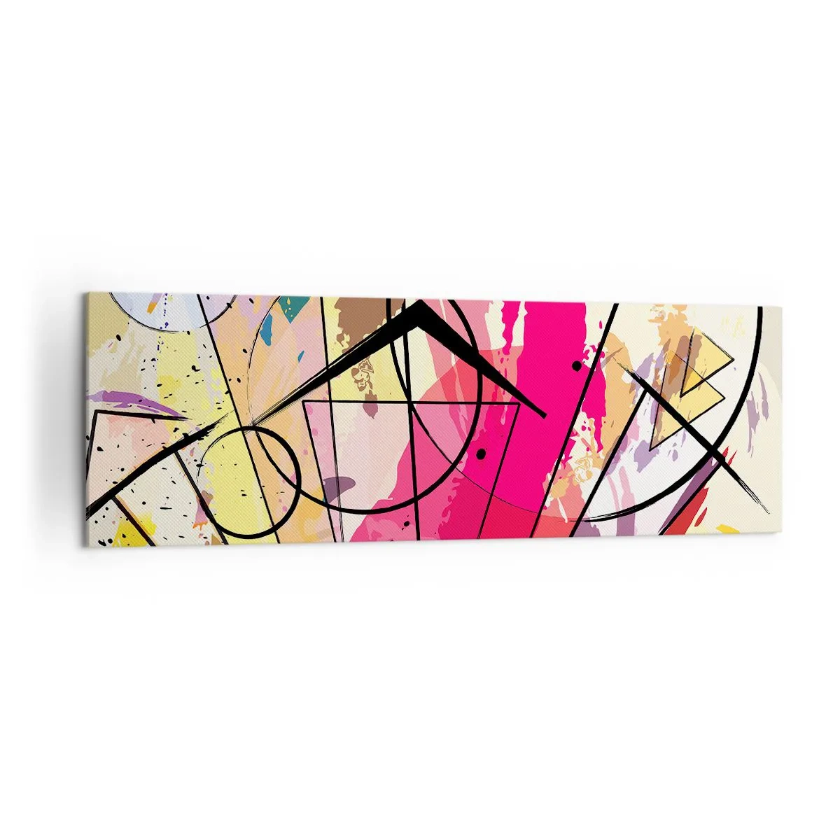 Canvastavla - Bild på duk - Explosion  - 160x50 cm