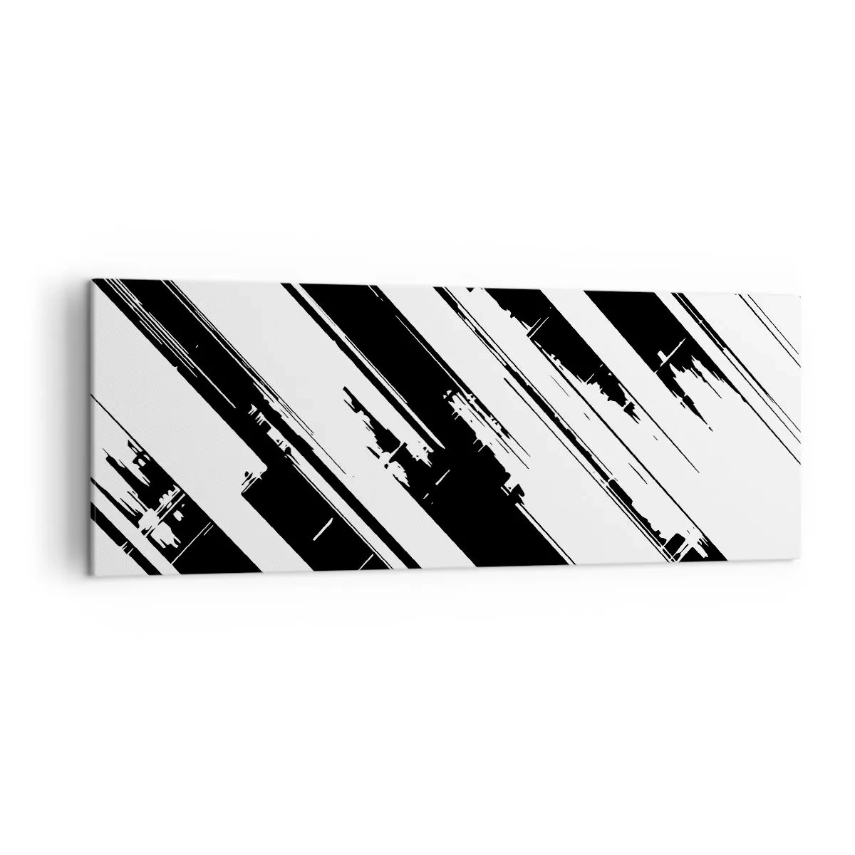 Canvastavla - Bild på duk - Intensiv och dynamisk komposition - 140x50 cm