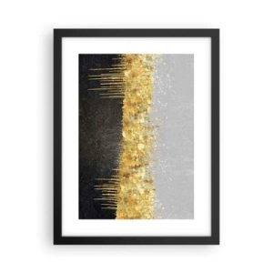 Affisch i svart ram - Inåt och uppåt - 30x40 cm