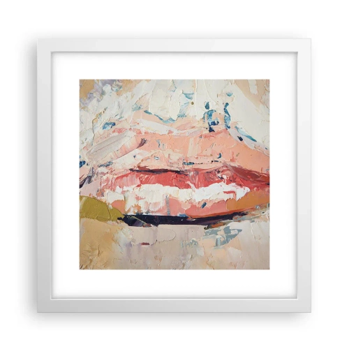 Affisch i vit ram - Väcker sinnen - 30x30 cm