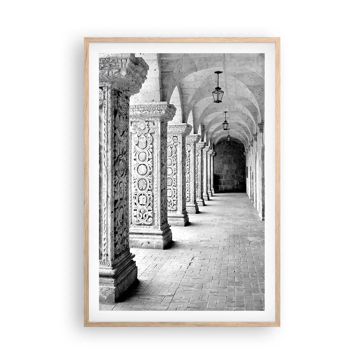 Affisch i ram av ljusek - Och vart tar det vägen? - 61x91 cm