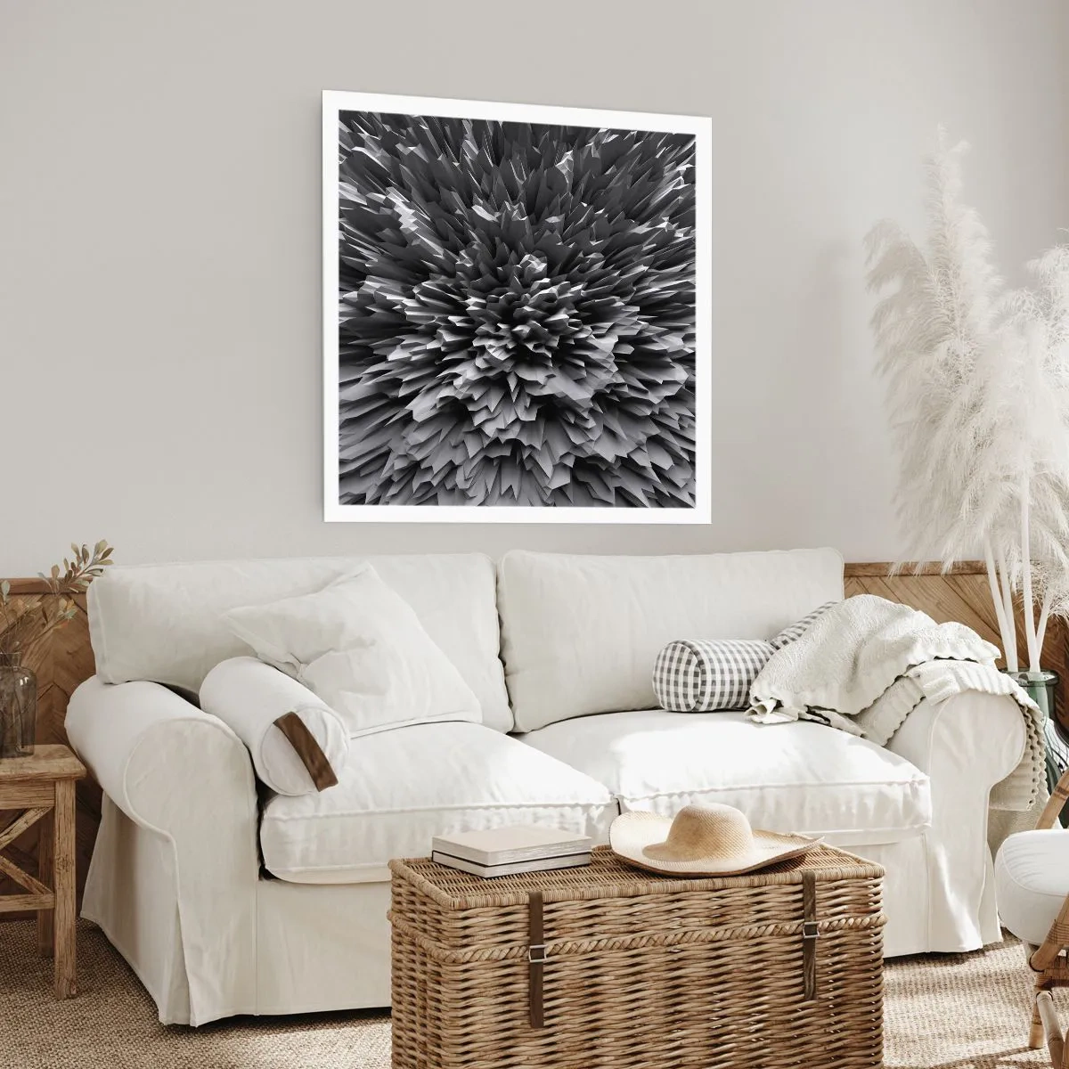 Affisch - Det kan inte bli vassare än så här - 40x40 cm