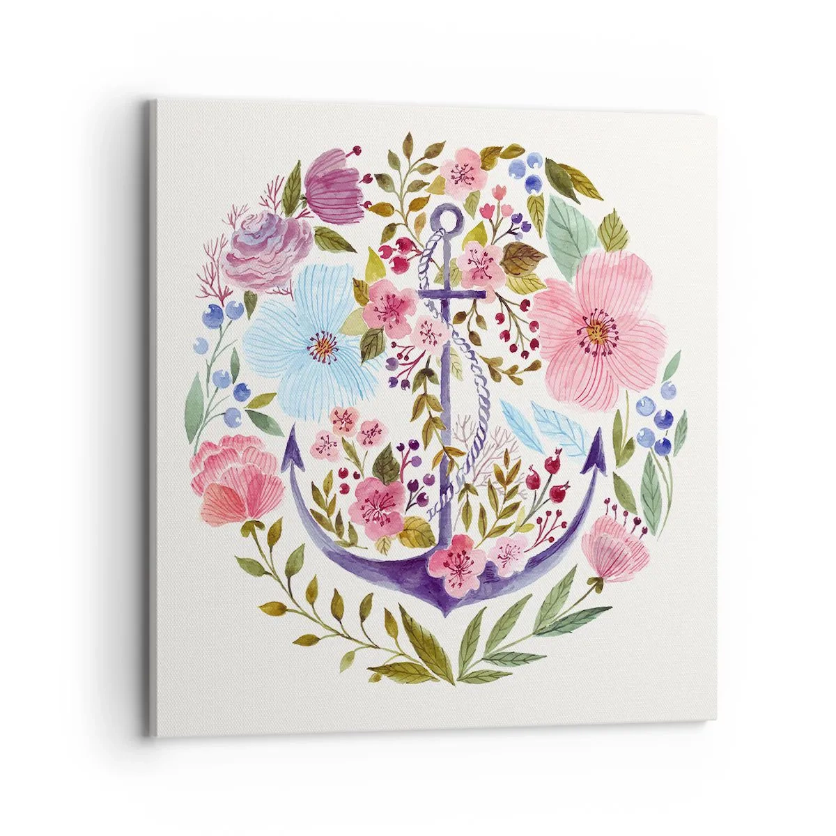 Canvastavla - Bild på duk - En seglares goda sömn - 70x70 cm