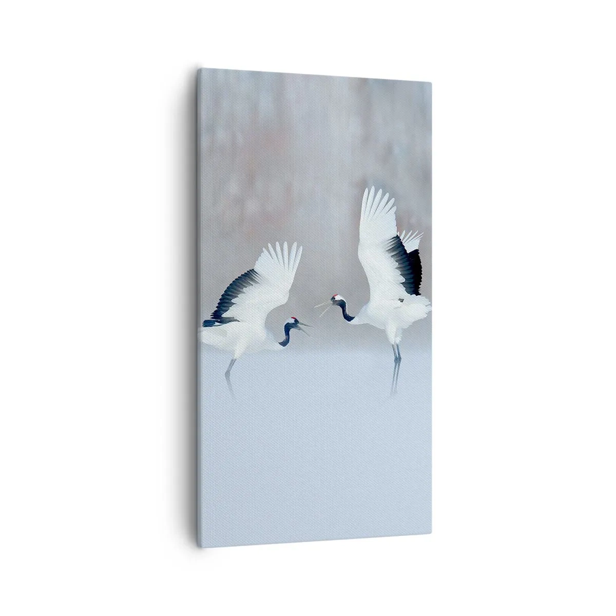 Canvastavla - Bild på duk - Dansen i dimman - 55x100 cm