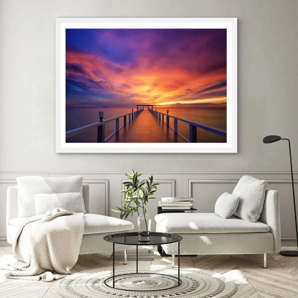 Affisch i vit ram - Utan ände - 100x70 cm