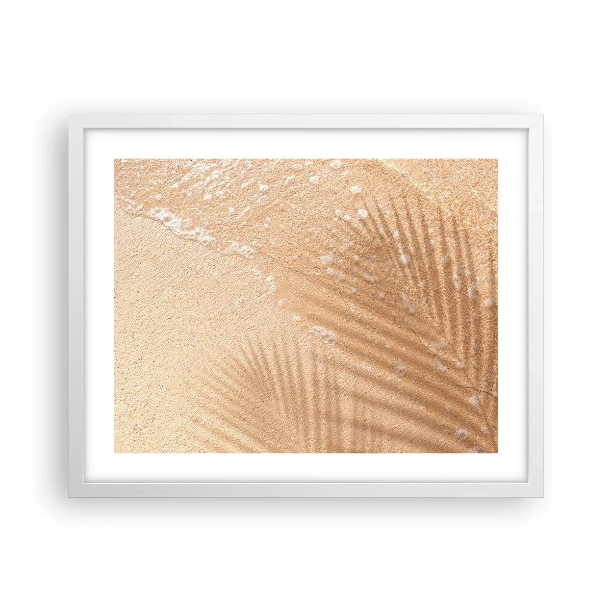 Affisch i vit ram - Heta sommarens skugga - 50x40 cm