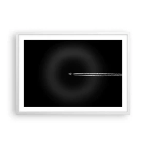 Affisch i vit ram - I en annan dimension - 70x50 cm