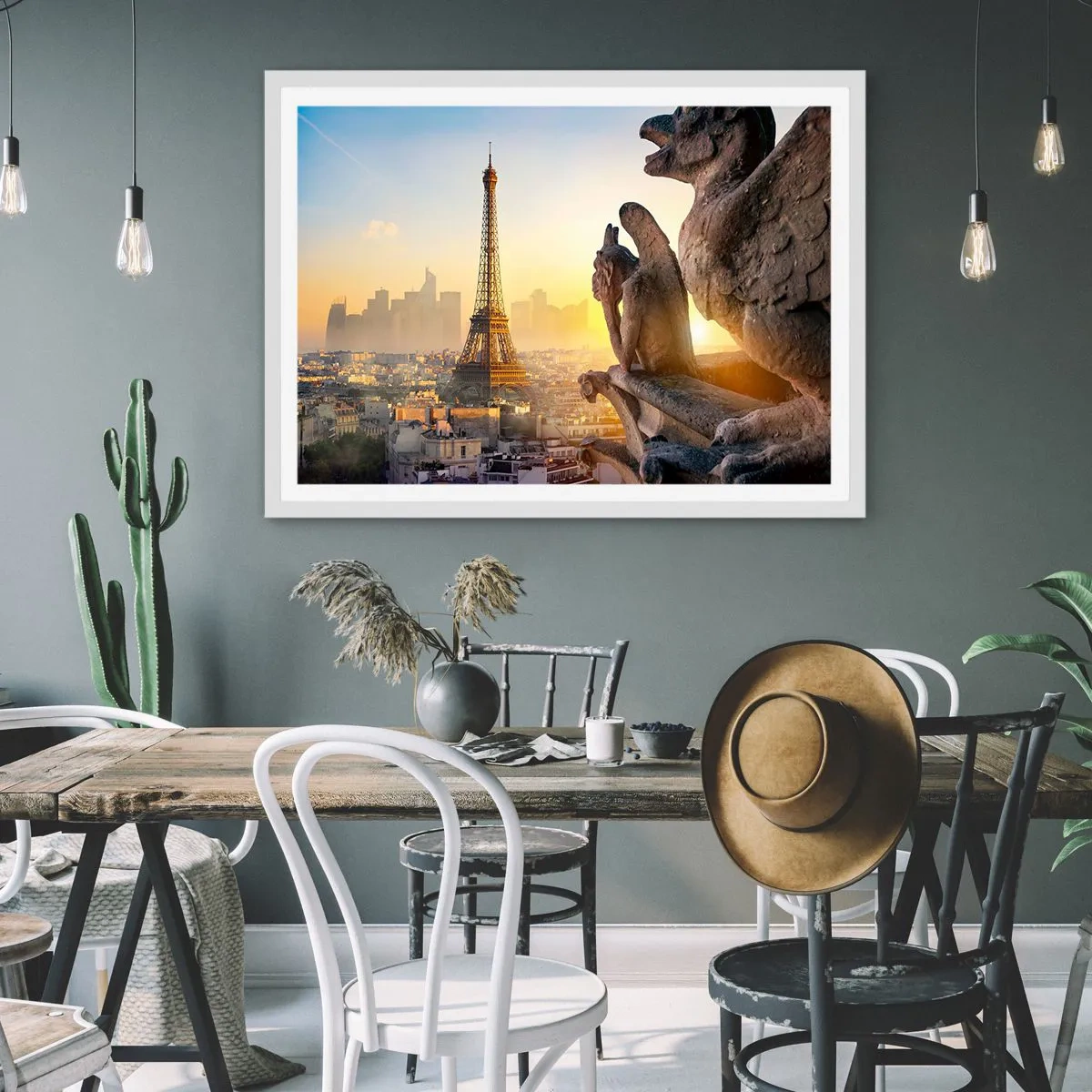 Affisch i vit ram - En hel del har ändrats… - 100x70 cm