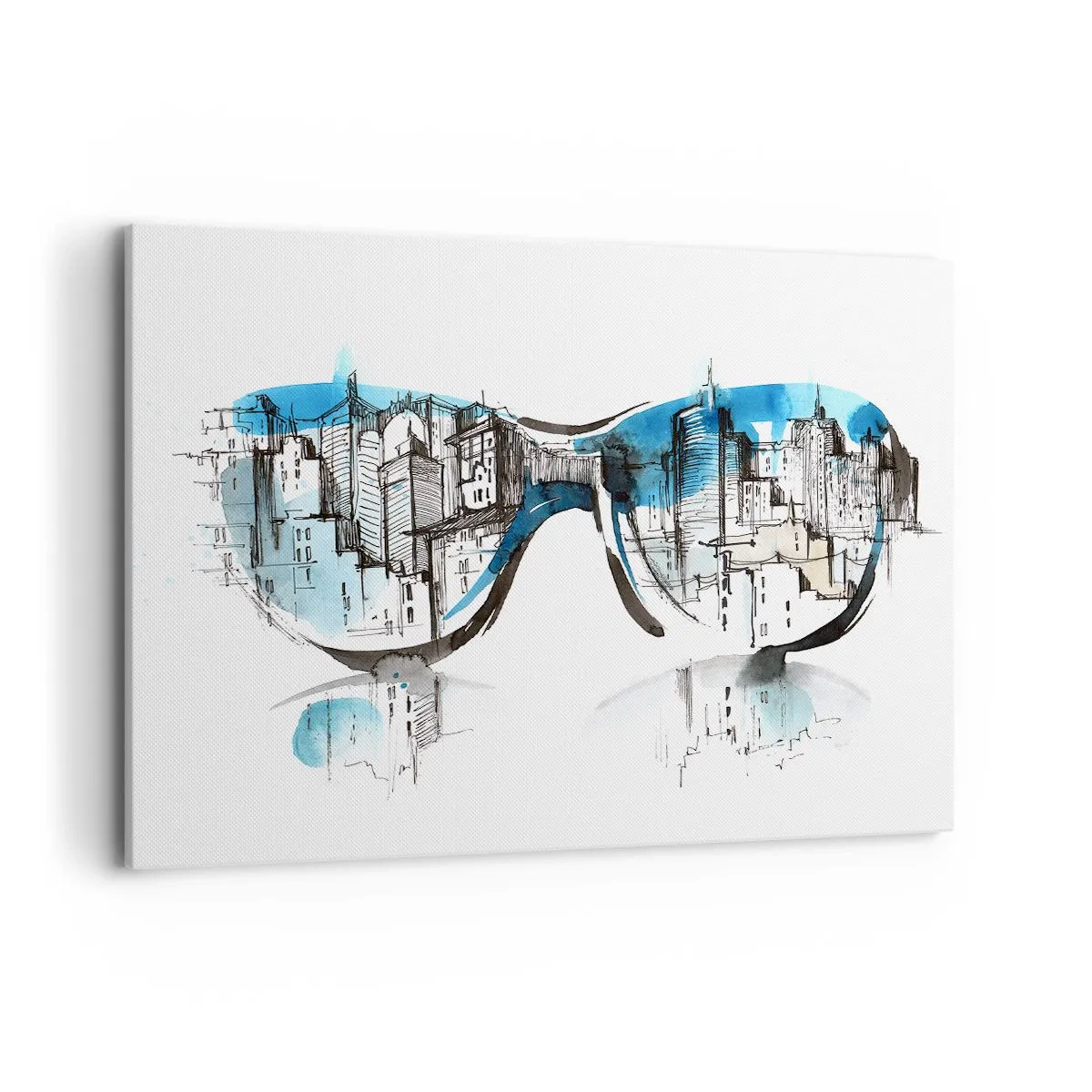 Canvastavla - Bild på duk - Storstadsstil - 100x70 cm