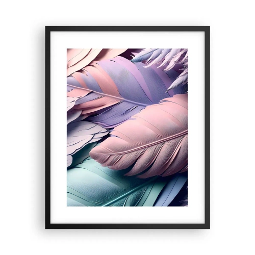 Affisch i svart ram - Fågelstil - 40x50 cm