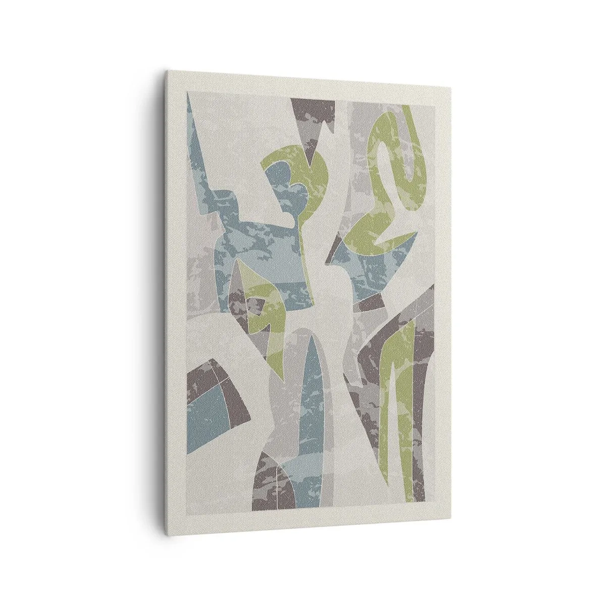 Canvastavla - Bild på duk - Komposition bakom glas - 70x100 cm